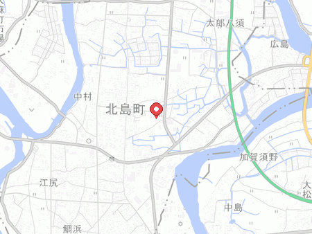 北島町民体育センターの地図