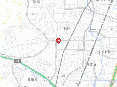 田阪スポーツ長岡京の地図
