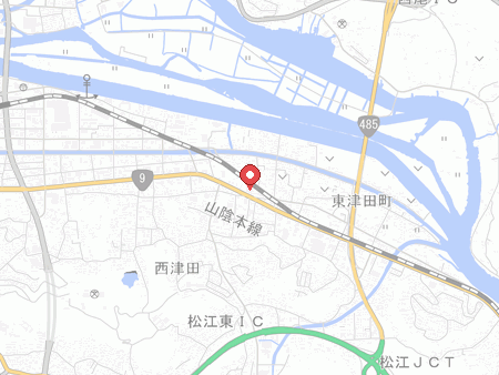 スーパースポーツゼビオ　松江東津田店の地図