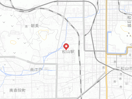 松山卓球教室の地図