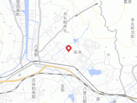 山浦卓球道場の地図