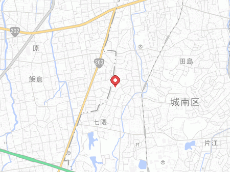 福岡卓球センターの地図