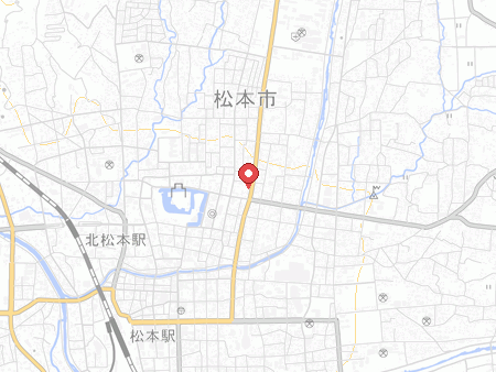 まるしん 松本店の地図