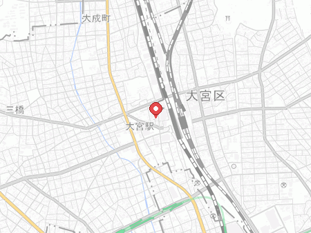 大宮卓球の地図