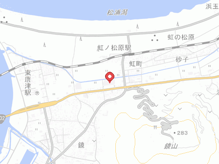 スポーツオーソリティ 唐津店の地図