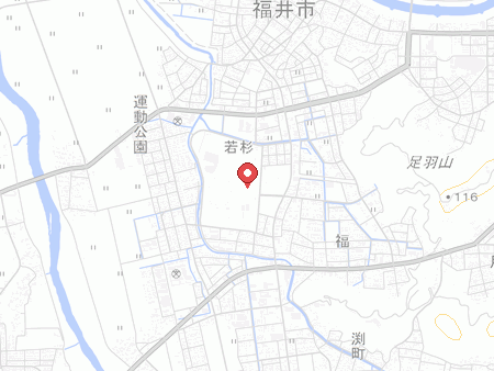 福井県営体育館の地図