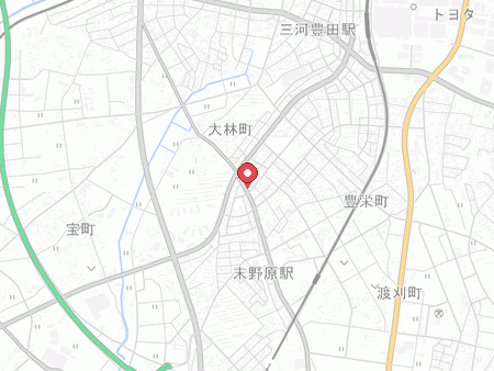 エーススポーツの地図