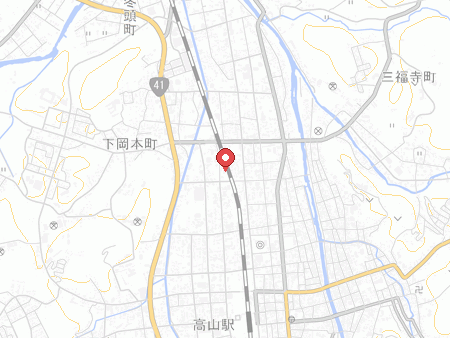 ヒマラヤ 高山店の地図