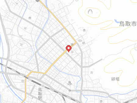 コカ・コーラウエストスポーツパーク　鳥取市民体育館の地図