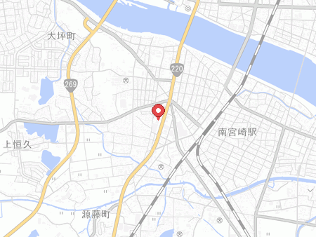 スーパースポーツゼビオ　宮崎店の地図