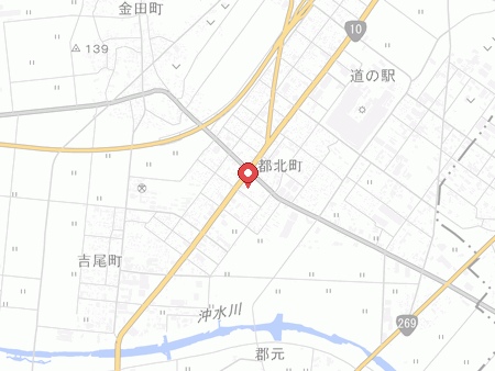 スポーツデポ都城の地図