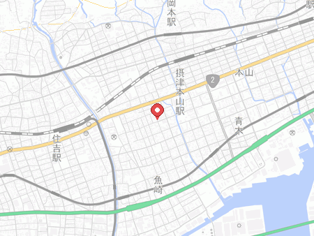 甲南TTスタジオの地図