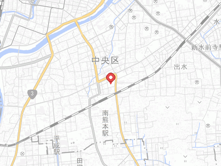 スポーツデポ南熊本店の地図