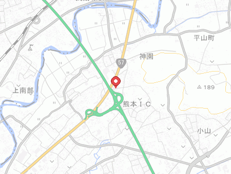 スポーツデポ熊本インター店の地図