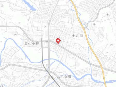 スーパースポーツゼビオ　仙台泉中央店の地図