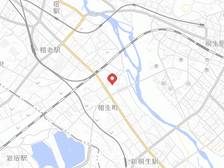 ヒマラヤ マーケットシティ桐生店の地図