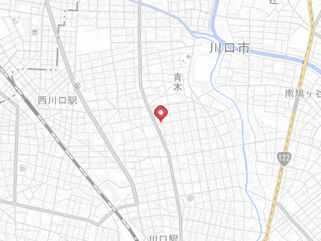 川口卓球ジムの地図