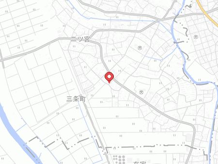 長澤卓球場の地図