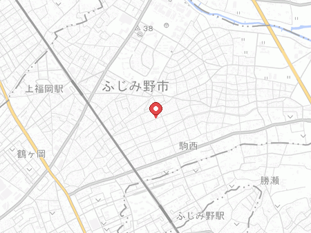 フジタ卓球道場の地図