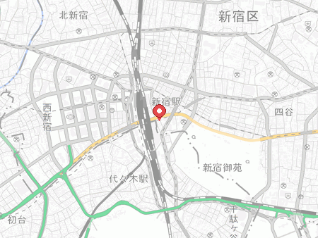 ヴィクトリア 新宿店の地図
