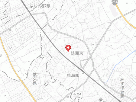 佐久間卓球場の地図