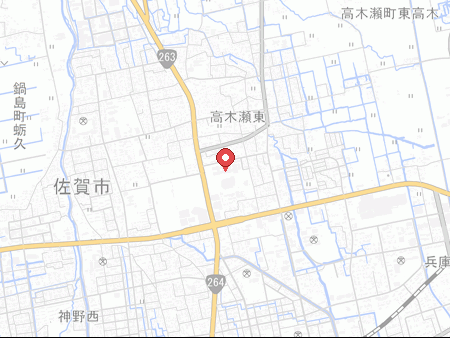 佐賀県総合体育館の地図