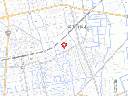 佐賀勤労者体育センターの地図