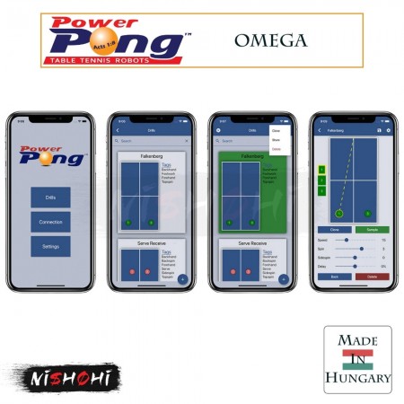 POWER PONG（パワーポン）- OMEGA -卓球ロボットマシーン