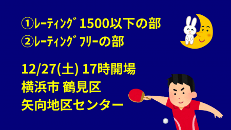 i2U(ｲｯﾂｰ)12/27土夜大会@横浜市矢向地区ｾﾝ