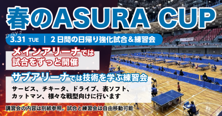 春のASURA CUP 日帰り合宿【試合＆練習会】2日目