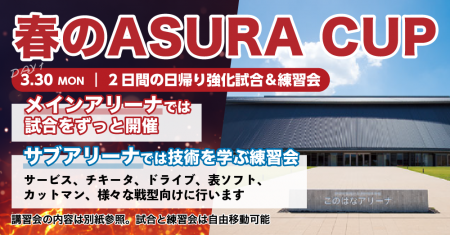春のASURA CUP 日帰り合宿【試合＆練習会】1日目
