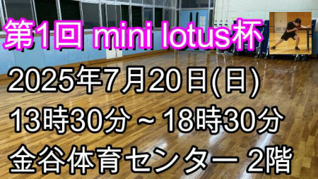 第1回 mini lotus杯