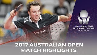 【動画】ゴジ・シモン VS CHO Seungmin シーマスター2017 プラチナ、オーストラリアオープン 準決勝