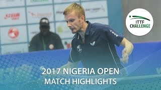【動画】FILATOV Vasilij VS アサール 2017 ITTFチャレンジ、ナイジェリアオープン ベスト32