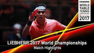 【動画】LIN Gaoyuan VS カマル・アチャンタ LIEBHERR 2017世界卓球選手権 ベスト32