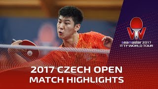 【動画】薛飛 VS PROKOPCOV Dmitrij 2017シマスター2017 チェコオープン