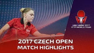 【動画】芝田沙季 VS SURJAN Sabina 2017シマスター2017 チェコオープン