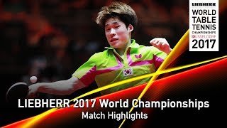 【動画】張禹珍 VS ティモ・ボル LIEBHERR 2017世界卓球選手権 ベスト32
