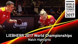 【動画】ロブレス・DVORAK Galia VS 陳建安・チェン・イーチン LIEBHERR 2017世界卓球選手権 準々決勝
