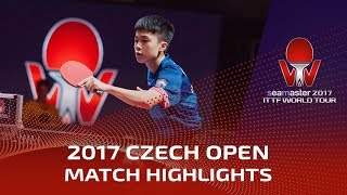 【動画】FANG Yinchi VS LIN Yun-Ju 2017シマスター2017 チェコオープン ベスト16