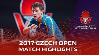 【動画】K・カールソン VS 張本智和 2017シマスター2017 チェコオープン 準々決勝
