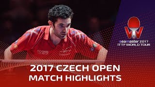 【動画】ティモ・ボル VS ルベッソン 2017シマスター2017 チェコオープン 準決勝