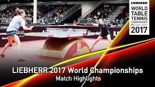 【動画】YEUNG Justina VS PETROVA Valeria LIEBHERR 2017世界卓球選手権