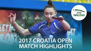 【動画】橋本帆乃香 VS POLCANOVA Sofia 2017 ITTFチャレンジ、ザグレブオープン 決勝