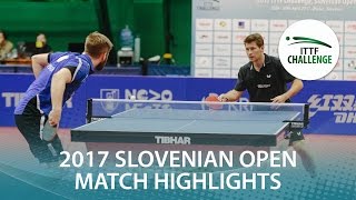 【動画】バスティアン・シュテガー VS PERSSON Jon 2017 ITTFチャレンジ、スロベニアオープン 決勝