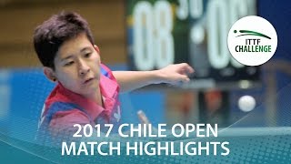 【動画】KUMAHARA Caroline VS MEDINA Paula シーマスター2017 ITTFチャレンジ、シーマスターチリオープン 決勝