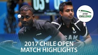 【動画】ANTHONY Amalraj・GHOSH Soumyajit VS FLORITZ Philipp・SZOCS Hunor シーマスター2017 ITTFチャレンジ、シーマスターチリオープン 決勝
