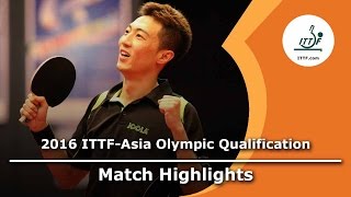 【動画】李平 VS AL-ABBAD Abdulaziz 2016年ITTFアジアオリンピック予選トーナメント 決勝