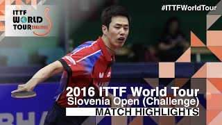 【動画】水谷隼 VS 朱世赫 2016年スロベニアオープン準決勝