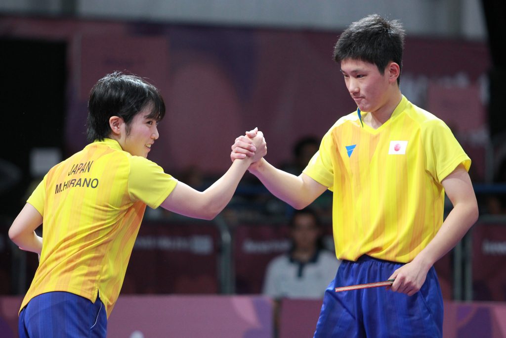 日本は混合団体銀メダル 合計3つの銀メダルを獲得 2018ユース五輪 卓球